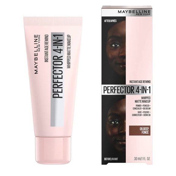 MAYBELLINE - 05 Deep Perfector 4-IN-1 Whipped Matte Makeup - Picture 1 of 4